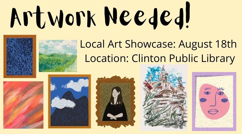 August Art Showcase | Clinton Public Library