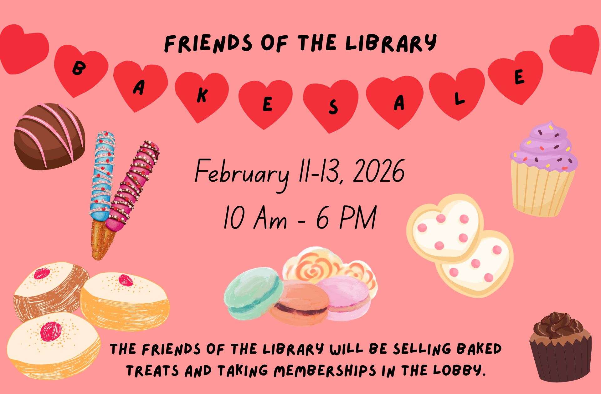 Friends of the Library Bake Sale