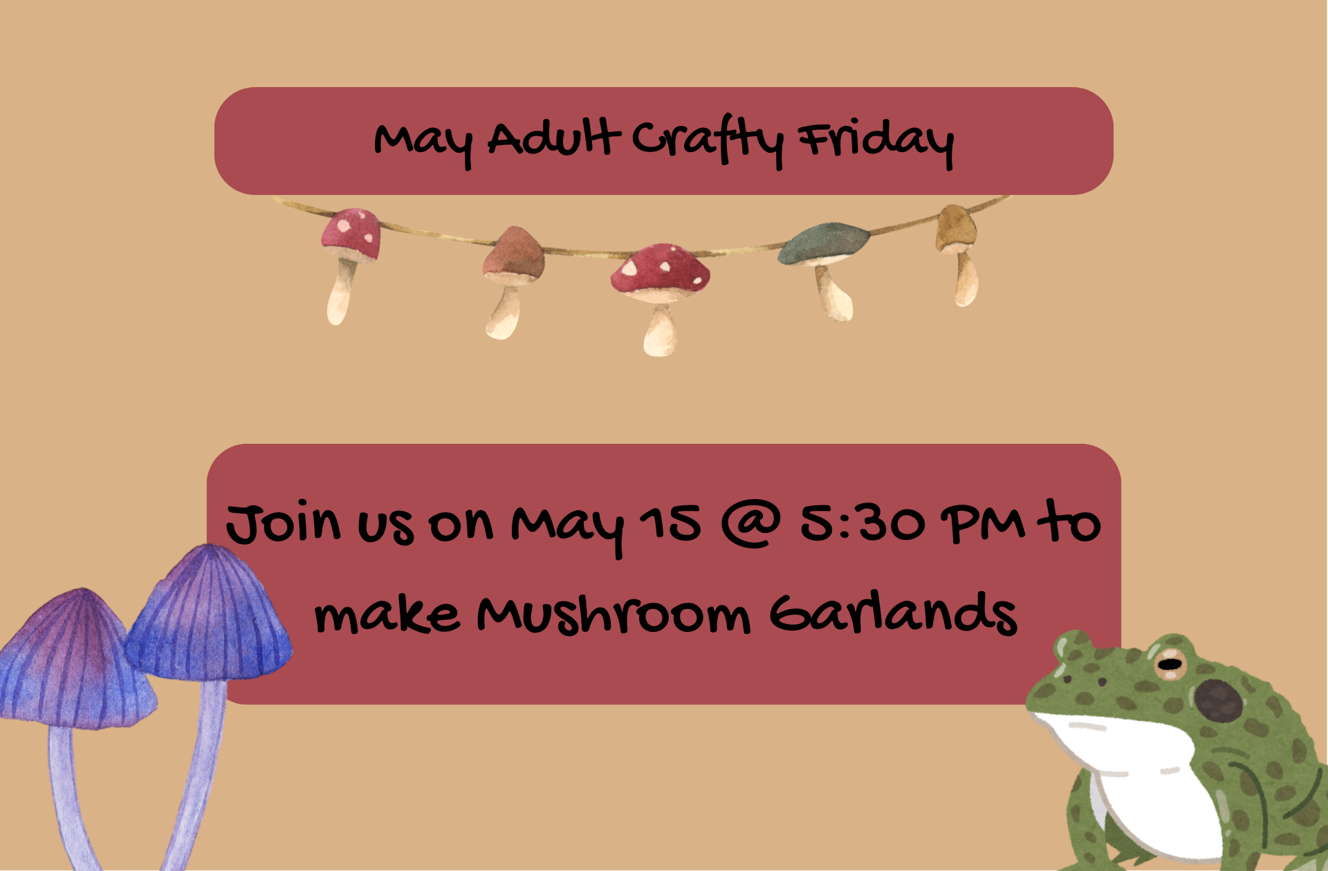 May Adult Crafty Friday